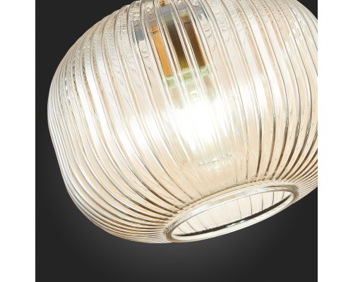 SL1154.313.01 Подвес ST-Luce Латунь/Коньячный E27 1*60W GRAN