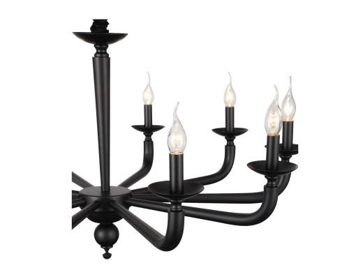 SL1114.403.10 Люстра подвесная ST-Luce Черный E14 10*40W FORTEZA