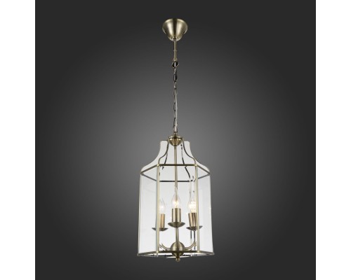 SL228.303.03 Люстра подвесная ST-Luce Бронза/Прозрачный E14 3*40W TERSO