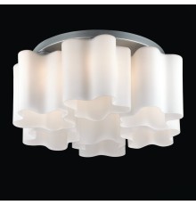 SL116.502.06 Люстра потолочная ST-Luce Серебристый/Белый E27 6*60W ONDE