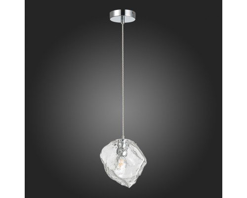 SL1175.103.01 Светильник подвесной ST-Luce Хром/Прозрачный E14 1*40W PORTICI