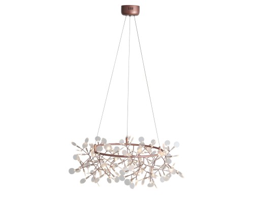 SL379.203.135 Люстра подвесная ST-Luce Медный/Белый LED 135*0,3W 3500K RAFINA