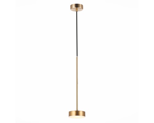 SL6000.303.01 Светильник подвесной ST-Luce Латунь/Латунь LED 1*7W 3000K PANCES