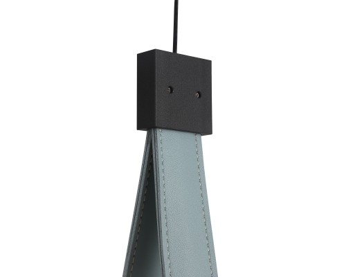 SL2002.423.01 Светильник подвесной ST-Luce Черный, Голубой/Белый E27 1*60W MOONBAG