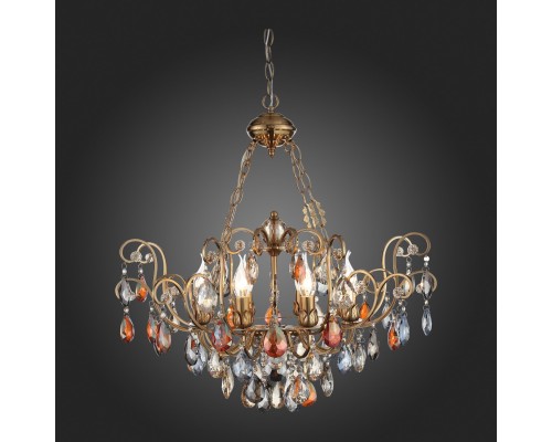 SL421.303.08 Люстра подвесная ST-Luce Бронза/Мульти E14 8*40W VIANETA