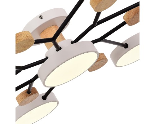 SLE6006-502-07 Светильник потолочный Белый/Белый LED 7*12W 3000K/4500K/6000K FAEMA