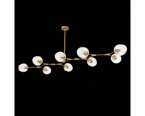 SLE154823-09 Светильник подвесной Золотистый/Прозрачный E27 9*40W RAMETTO