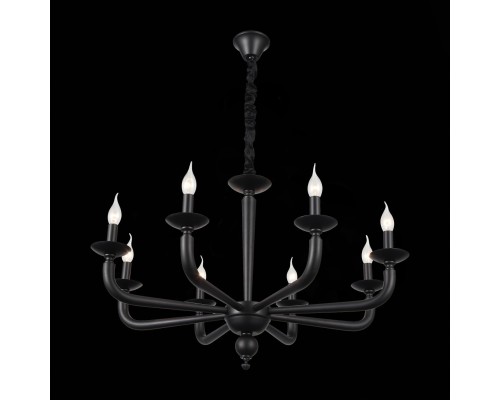 SL1114.403.08 Люстра подвесная ST-Luce Черный E14 8*40W FORTEZA