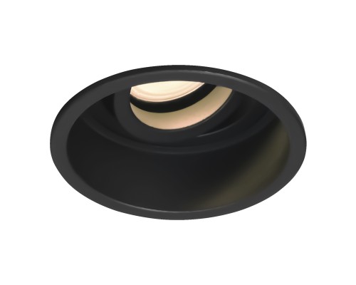 ST261.408.01 Св-к встр. Черный GU10 1*50W IP20 D91,5xH5,2 220V Без ламп Встраиваемые светильники