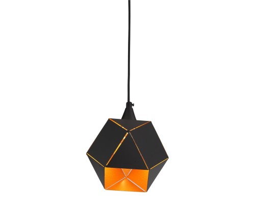 SL258.403.01 Светильник подвесной ST-Luce Черный/Черный, Золото E14 1*40W ENIGMA
