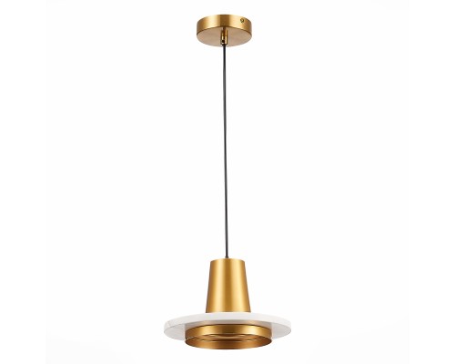 SL1212.203.01 Подвес ST-Luce Латунь/Латунь, Белый LED 1*12W 3000K OLTARNO