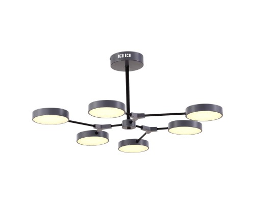 SLE6003-702-06 Светильник потолочный Серый, Черный/Серый LED 6*10W MONTA