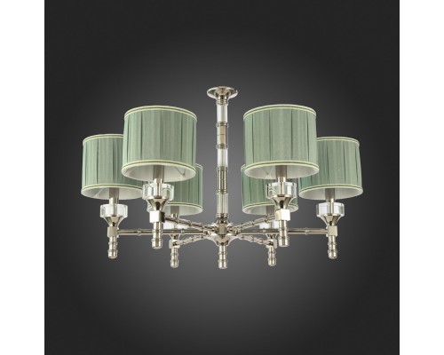 SL1121.103.06 Люстра подвесная ST-Luce Никель/Оливковый E14 6*40W OLEO