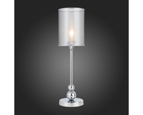 SLE107104-01 Прикроватная лампа Хром/Серебристый E14 1*40W PAZIONE