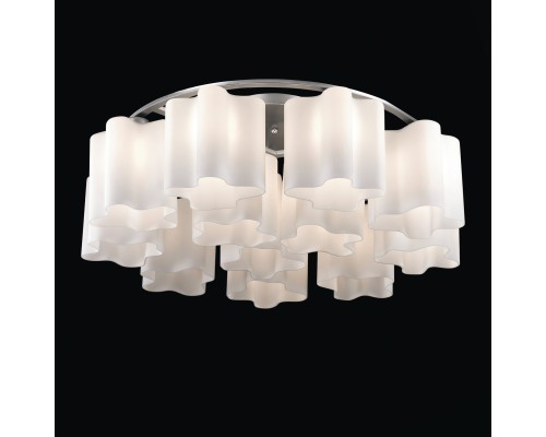 SL116.052.12 Люстра потолочная ST-Luce Серебристый/Белый E27 12*60W (из 2-х коробок) ONDE