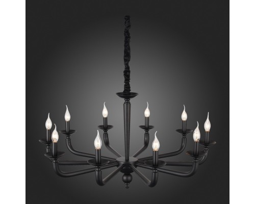 SL1114.403.10 Люстра подвесная ST-Luce Черный E14 10*40W FORTEZA