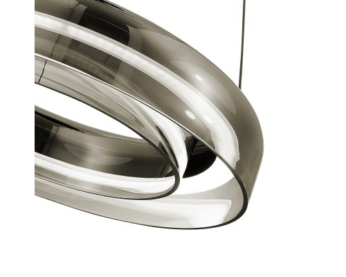 SL6019.323.01 Светильник подвесной ST-Luce Черный/Дымчатый, Белый LED 1*18W 3000K FORAY