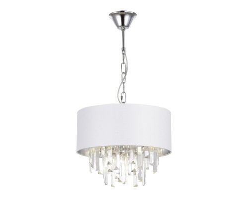 SLE1120-103-05 Светильник подвесной Хром/Белый E14 5*40W DAHLIA