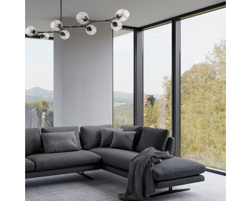 SLE154823-09 Светильник подвесной Золотистый/Прозрачный E27 9*40W RAMETTO