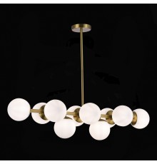 SLE1191-202-10 Светильник потолочный Золотистый/Белый E27 10*60W FRATTA