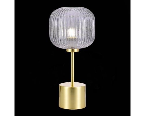 SL1154.304.01 Прикроватная лампа ST-Luce Латунь/Дымчатый E27 1*60W GRAN