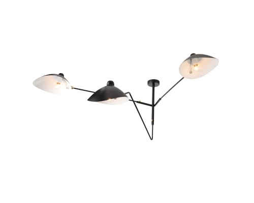 SL305.402.03 Люстра потолочная ST-Luce Черный/Черный, Белый E27 3*60W SPRUZZO