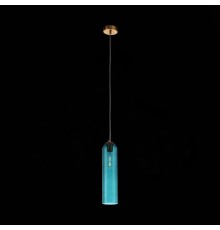 SL1145.383.01 Светильник подвесной ST-Luce Латунь/Голубой E27 1*60W CALLANA