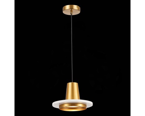 SL1212.203.01 Подвес ST-Luce Латунь/Латунь, Белый LED 1*12W 3000K OLTARNO