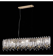 SL1655.213.06 Люстра подвесная ST-Luce Золотистый/Прозрачный E14 6*40W DESIO