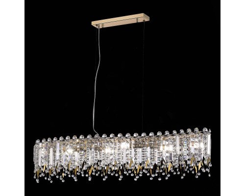 SL1655.213.06 Люстра подвесная ST-Luce Золотистый/Прозрачный E14 6*40W DESIO