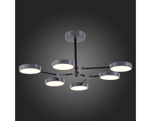 SLE6003-702-06 Светильник потолочный Серый, Черный/Серый LED 6*10W MONTA