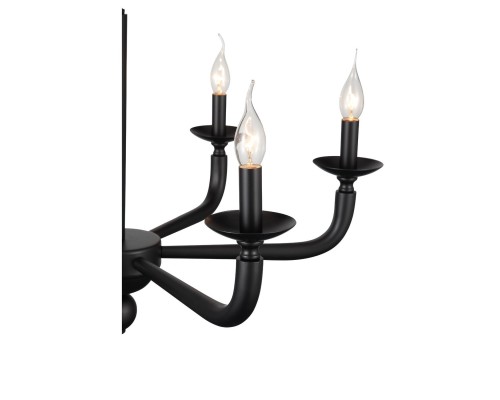 SL1114.403.06 Люстра подвесная ST-Luce Черный E14 6*40W FORTEZA