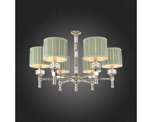 SL1121.103.06 Люстра подвесная ST-Luce Никель/Оливковый E14 6*40W OLEO
