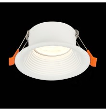 ST202.508.01 Св-к встр. Белый GU10 1*50W  D89xH40 220V Без ламп Встраиваемые светильники