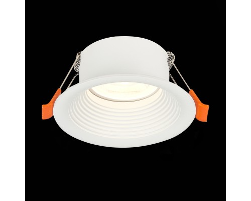 ST202.508.01 Св-к встр. Белый GU10 1*50W  D89xH40 220V Без ламп Встраиваемые светильники