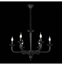 SL1114.403.06 Люстра подвесная ST-Luce Черный E14 6*40W FORTEZA
