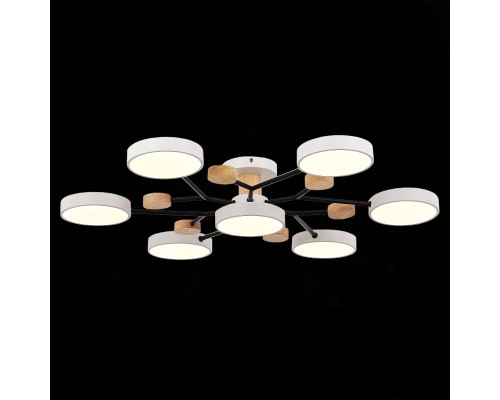 SLE6006-502-07 Светильник потолочный Белый/Белый LED 7*12W 3000K/4500K/6000K FAEMA