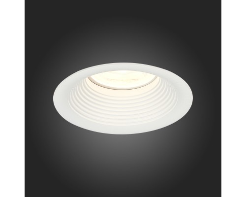 ST202.508.01 Св-к встр. Белый GU10 1*50W  D89xH40 220V Без ламп Встраиваемые светильники