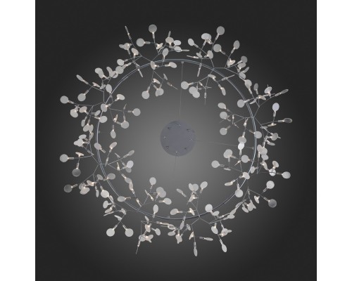 SL379.103.216 Люстра подвесная ST-Luce Серебристый/Белый LED 216*0,5W 3500K RAFINA