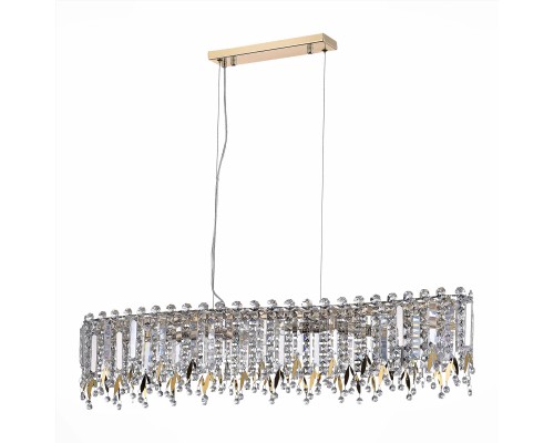 SL1655.213.06 Люстра подвесная ST-Luce Золотистый/Прозрачный E14 6*40W DESIO