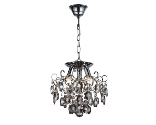 SL846.102.03 Люстра подвесная ST-Luce Темный хром/Тонированный черный E14 3*40W ORECCHINI