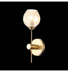 SL1500.201.01 Светильник настенный ST-Luce Золотистый/Янтарный E14 1*40W FOVIA