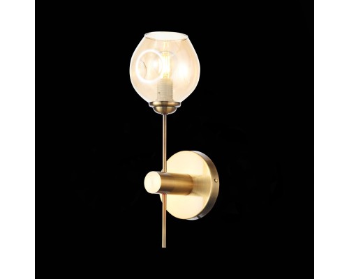 SL1500.201.01 Светильник настенный ST-Luce Золотистый/Янтарный E14 1*40W FOVIA