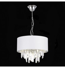 SLE1120-103-05 Светильник подвесной Хром/Белый E14 5*40W DAHLIA