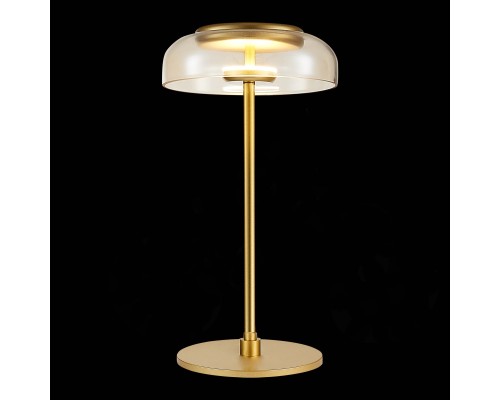 SL6002.204.01 Прикроватная лампа ST-Luce Золотистый/Янтарный LED 1*7W 4000K LAZIO