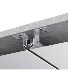 ST066.129.00 Профиль для шинопровода SUPER5 под натяжной потолок ST-Luce Алюминий Длина 2 000мм SUPER5
