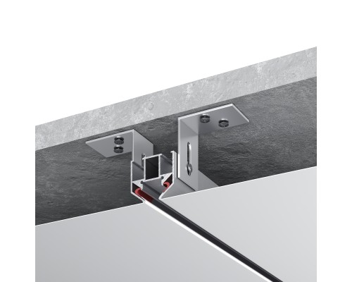 ST066.129.00 Профиль для шинопровода SUPER5 под натяжной потолок ST-Luce Алюминий Длина 2 000мм SUPER5