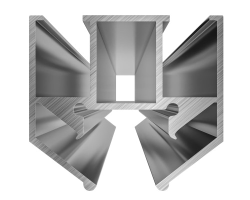 ST066.129.00 Профиль для шинопровода SUPER5 под натяжной потолок ST-Luce Алюминий Длина 2 000мм SUPER5