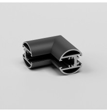Mini Magnetic Коннектор угловой внутренний для накладного шинопровода Round черный 85216/00