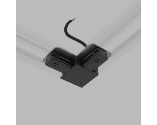 Соединитель электрический коннектор угловой с вводом питания для однофазного шинопровода 85012/00